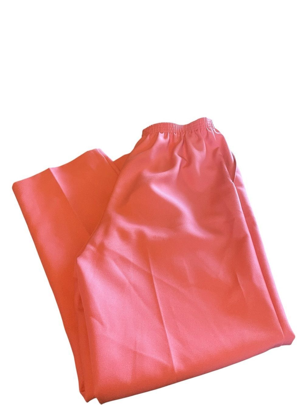 Alfred Dunner Coral Pink Elastic Waist Pants